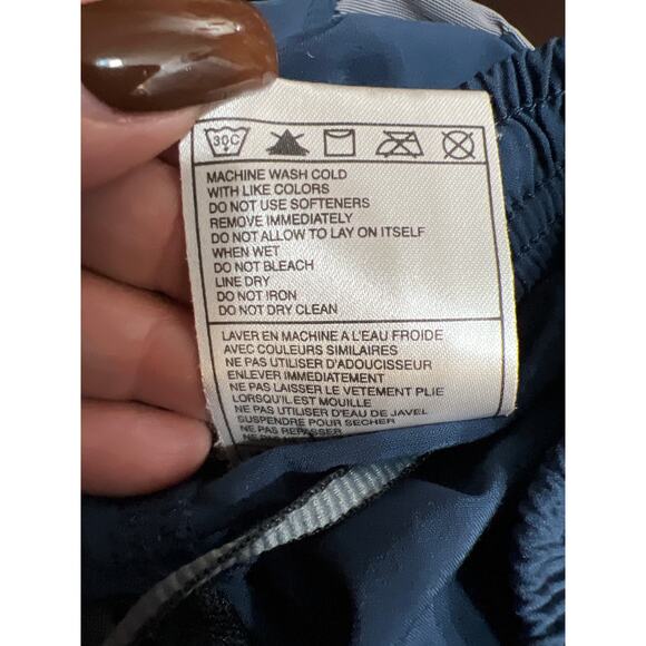 Nike Dri Fit Lightweight Zipper Hems/Logo Basketball Navy Blue Jogger Men Size L - Picture 13 of 15